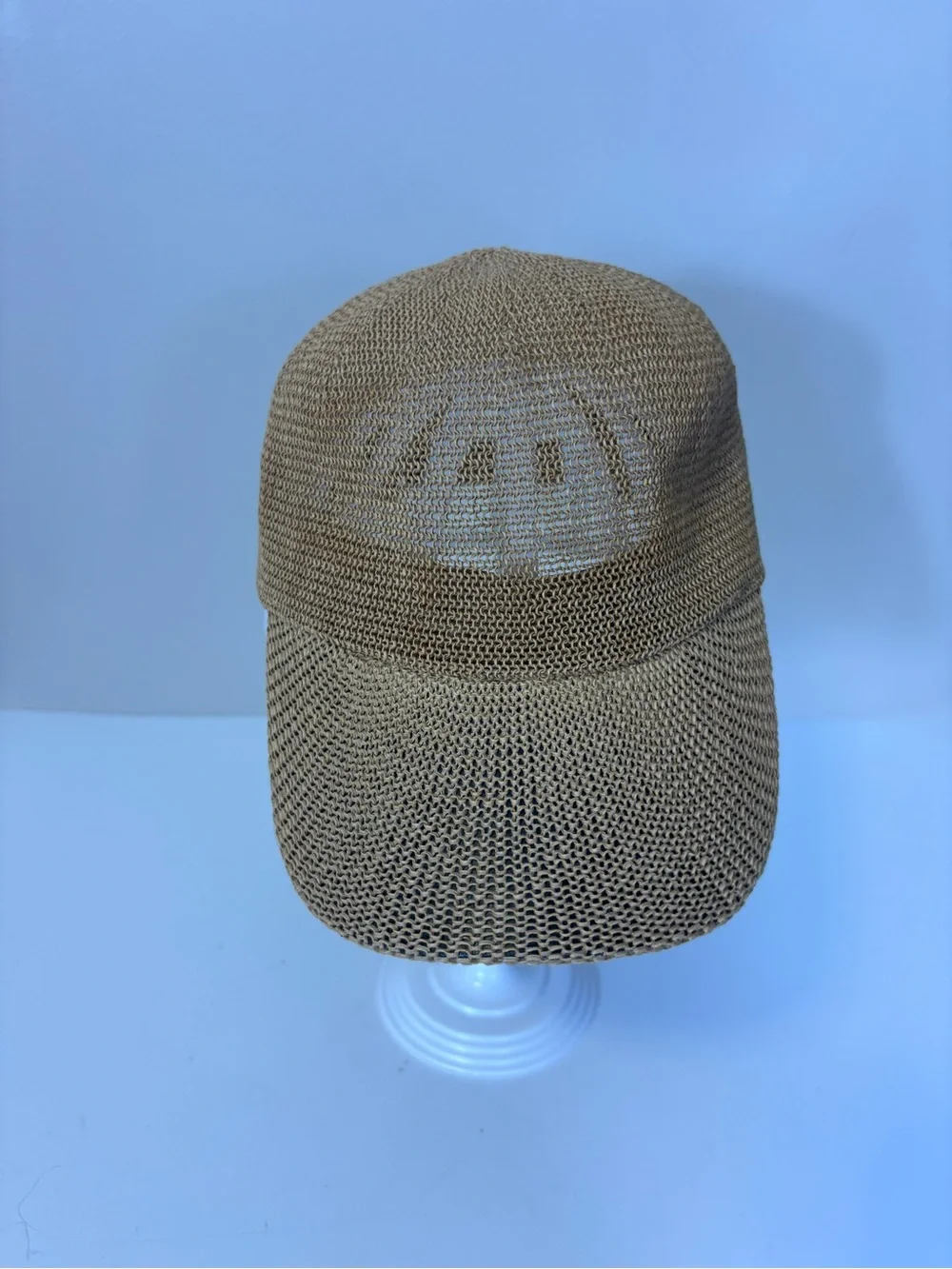 Wyeth by Todd Magill Tan Woven Straw Baseball Cap